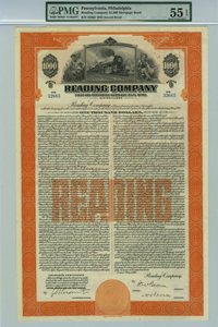 Reading Co. - $1,000 Railroad Bond
